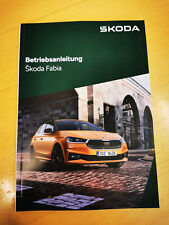 SKODA FABIA 4 Facelift 2025 Bedienungsanleitung Betriebsanleitung Ausgabe 11.24