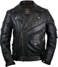 Herren Rocker Lederjacke