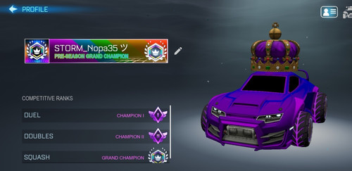 Rocket league profil - rocket,