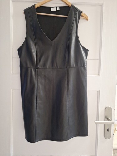 Vila weiches lederimitat - weiches, kleid