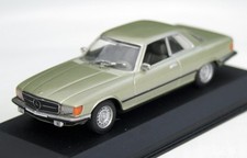 Mercedes 450 SLC Coupé C107 Bj. 1971-1981, hellgrün-metallic, Minichamps M. 1:43