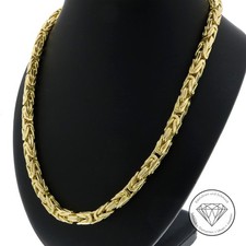 Wert 19.250,- Massive Diamant Königs Kette 585 / 14 Karat gelb Gold 61,5cm xxyy