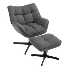 WOLTU Relaxsessel mit Hocker