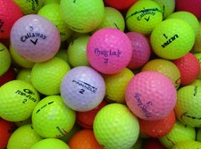 50 bunte Golfbälle AAA - AA