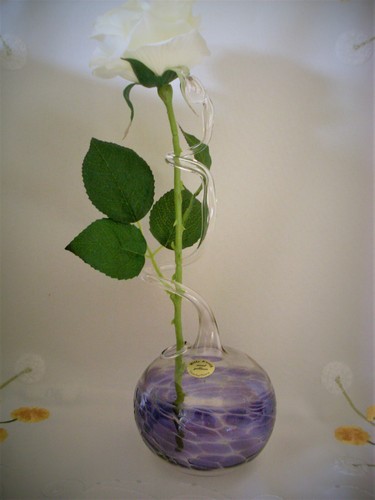 Rosenvase lauscha glas - rosenvase,