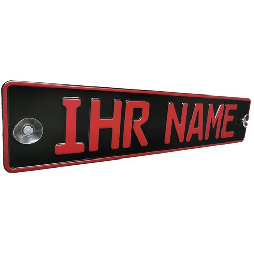 Namenschild lkw fahrer - namenschild,