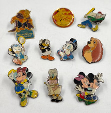 🎯 Disney Pins Sammlung 10x 🎬 Figuren Mickey Minnie Donald Goofy Lady 🏰