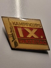 DDR Abzeichen 9 IX. Parteitag Kampfkurs Pin Badge A262