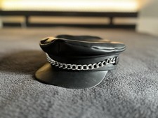 Biker Hut Mütze Herren Gr. 59 Neu!! Mega Biker Steampunk Festival Style!!