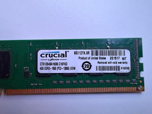 Crucial ct51264bd160b 4gb - crucial, (4gb