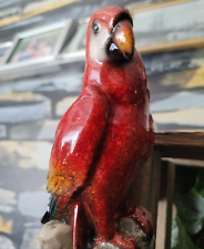 Papagei Deko Figur Ara rot