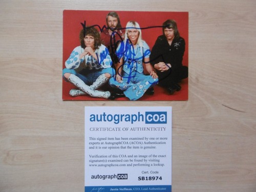 Abba original autogramme - original,