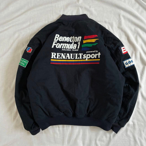 Vintage benetton formel navy - benetton, 1