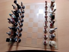 Antikes schachspiel mit - antikes,