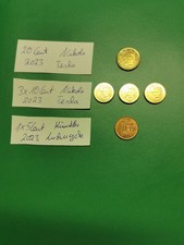 Kroatien1x20Cent2023 Nikola Tesla,3x10Cent2023u. 1x5Cent 2023 Alle5für ein Preis