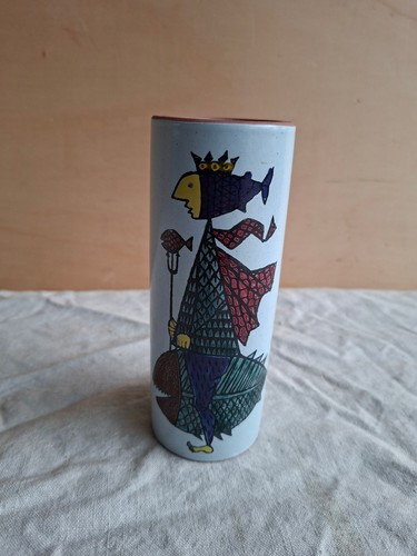 Fayencevase stig lindberg - fayencevase,