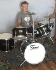 Schlagzeug junior mit hocker - schlagzeug,