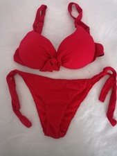 Mädchen Bikini Gr S Rot 