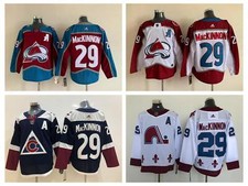 Erwachsene Colorado Avalanche NO.29 Top Trikot Stitched