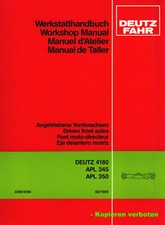Deutz-Fahr - Werkstatt-Handbuch - Vorderachse DX-Schlepper    (Ausgabe: 1984)