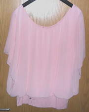 Damen Flatter Bluse Top Tunika