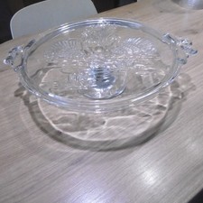 WMF - Tortenplatte auf Fuß, Glasplatte