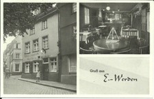 AK Werden Essen Ruhrgebiet -Wirtshaus Zum weißen Bär, Inh. A. Coenen - von 1956
