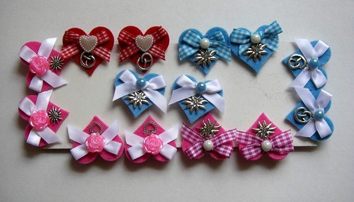 Schuh clip trachten - schuh-clip, herzen