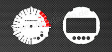 Tachoscheiben passend für Suzuki Bandit GSF 1250 Tacho GSF1250 Gauge Plate kmh