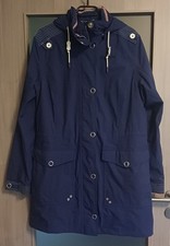 Schöffel Damen Parka Gr. 44 dunkelblau, neuwertig!