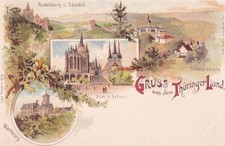 Litho AK Deutsches-Reich Gruss