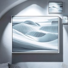 XXL Schattenfugenrahmen Weiß