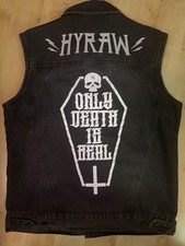 HYRAW Death Metal Kutte, Weste, XL