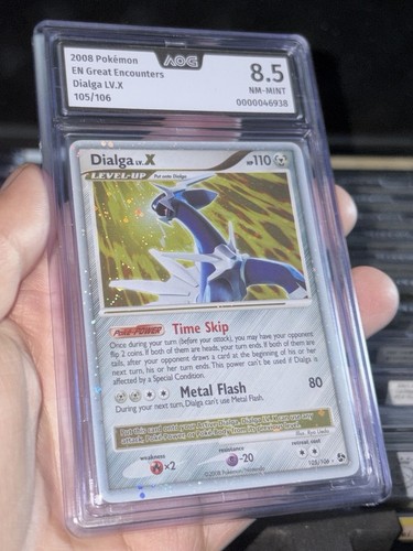 Pokemon card dialga x - pokemon, lv.