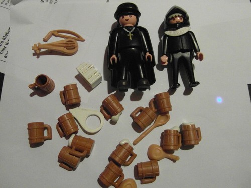Playmobil mönch figur k80 - ,