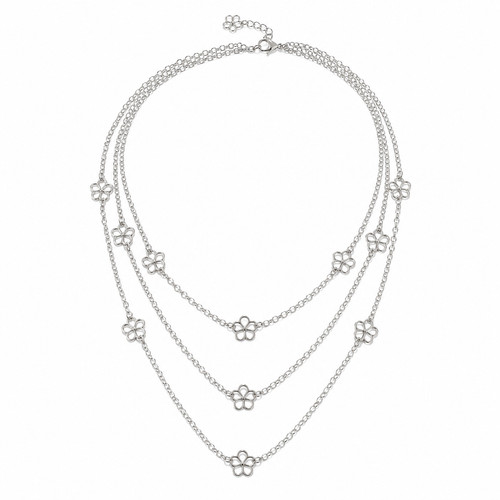 Blumen design layering kette - design, layering-kette