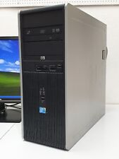 HP Compaq dc7900 Gamer Windows XP PC 500GB DVD Computer 4x 2,66GHz 4GB COM VGA