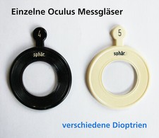 Oculus einzelne Messgläser Messglas 38 mm Sphäre; Prisma; Sonderglas; Cylinder