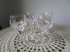 Nachtmann Bleikristall  4 Südweingläser -  Sherry  - Port Wein Gläser  -Sonja