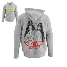 Retro Musik Aerosmith Rock band Steven Tyler Konzert Herren Bio Hoodie S-XXXL