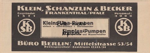 Frankenthal werbung 1916 - werbung,