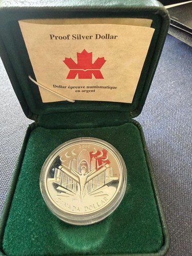 Canada silver dollar - silver, 2000