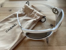 Sonnenbrille, Weiß, Damen