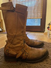 Vintage biker boots area - boots, #area