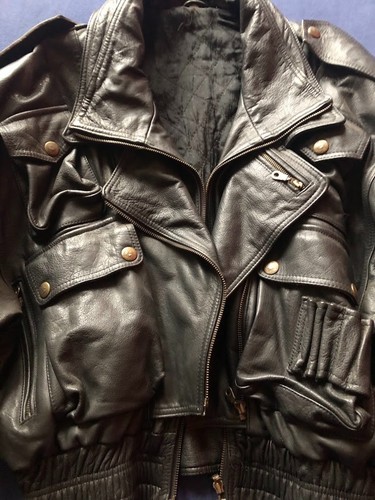 Echt leder biker - biker, chopper