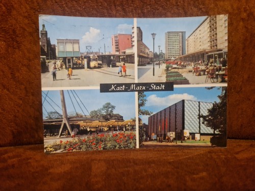 Karl marx stadt postkarte - stadt,