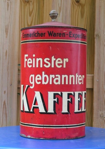 Alte große kaffeedose - große,