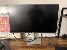 Dell S2722QC 27 Zoll 4K UHD IPS LED Monitor - Platinum Silver