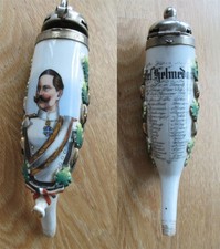 Alter Pfeifenkopf für Reservistenpfeife Königs Ulanen Regiment Hannover 1902 -05