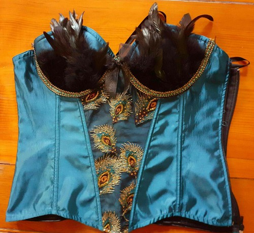 Corsage federn burlesque - corsage,